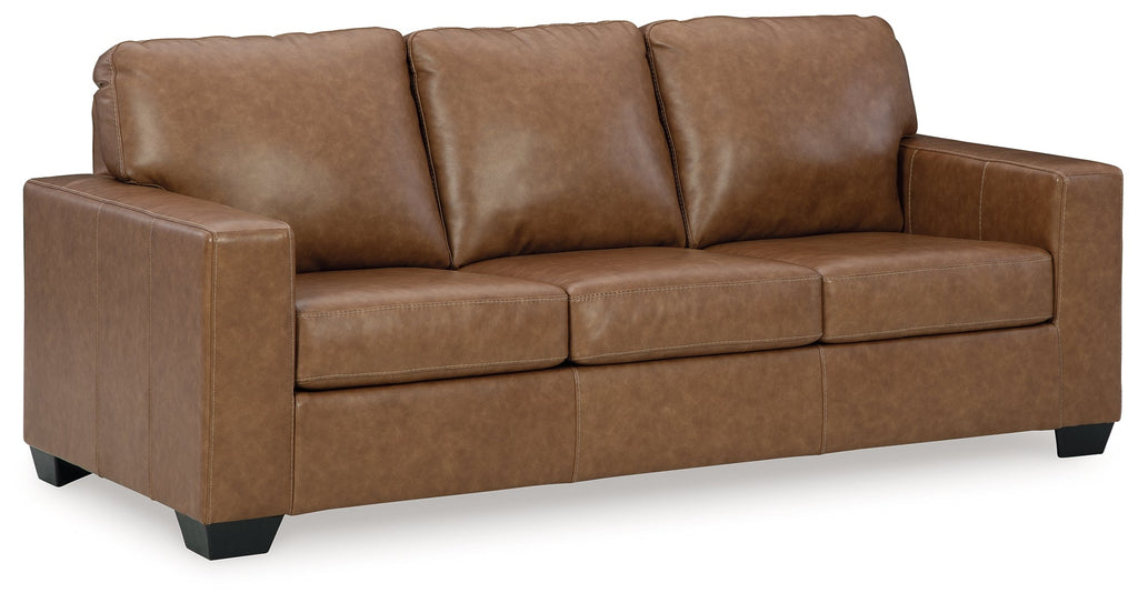 Bolsena Caramel Leather Sofa