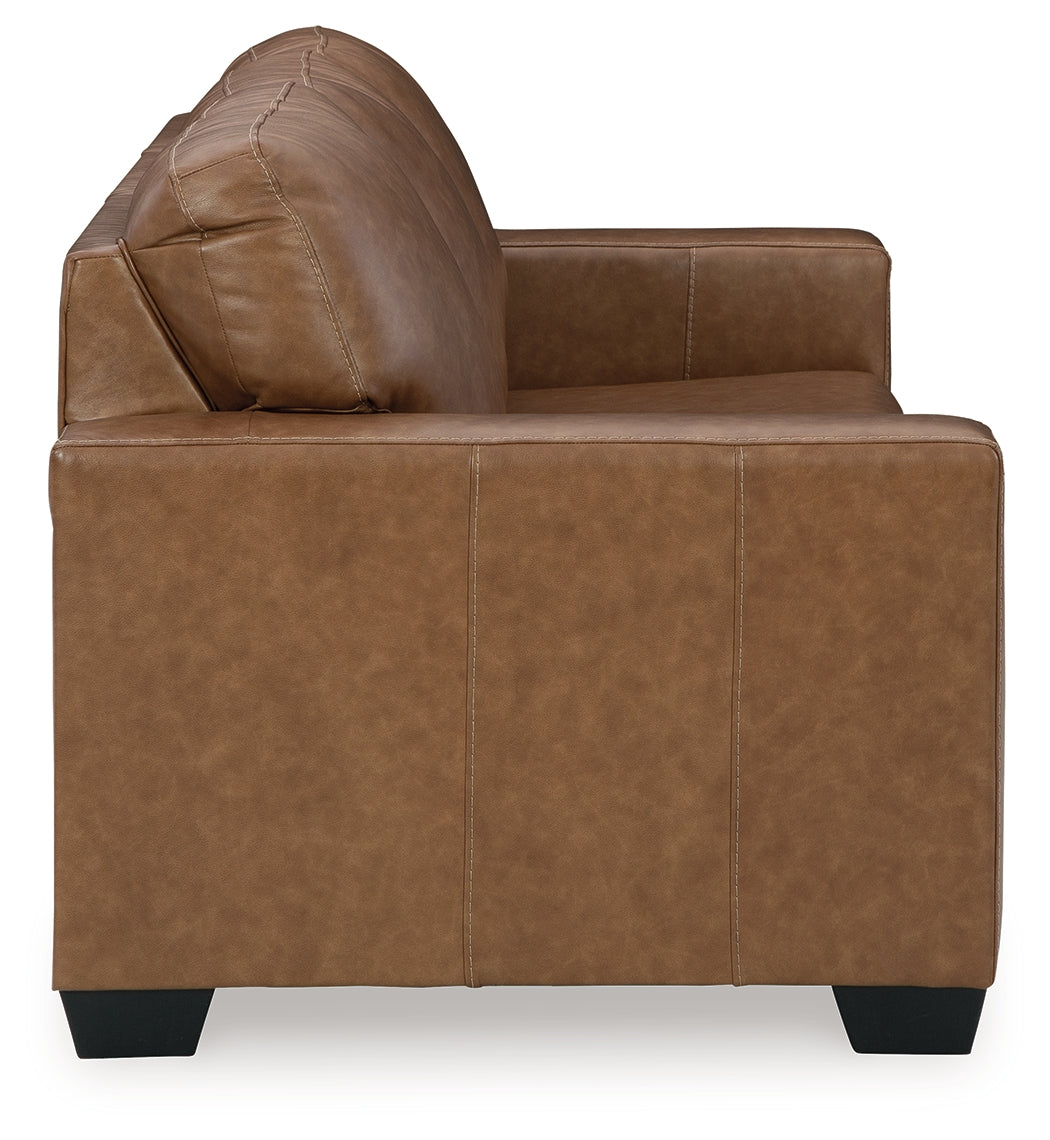 Bolsena Caramel Sofa, Loveseat and Recliner