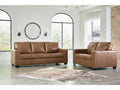 Bolsena Caramel Sofa and Loveseat