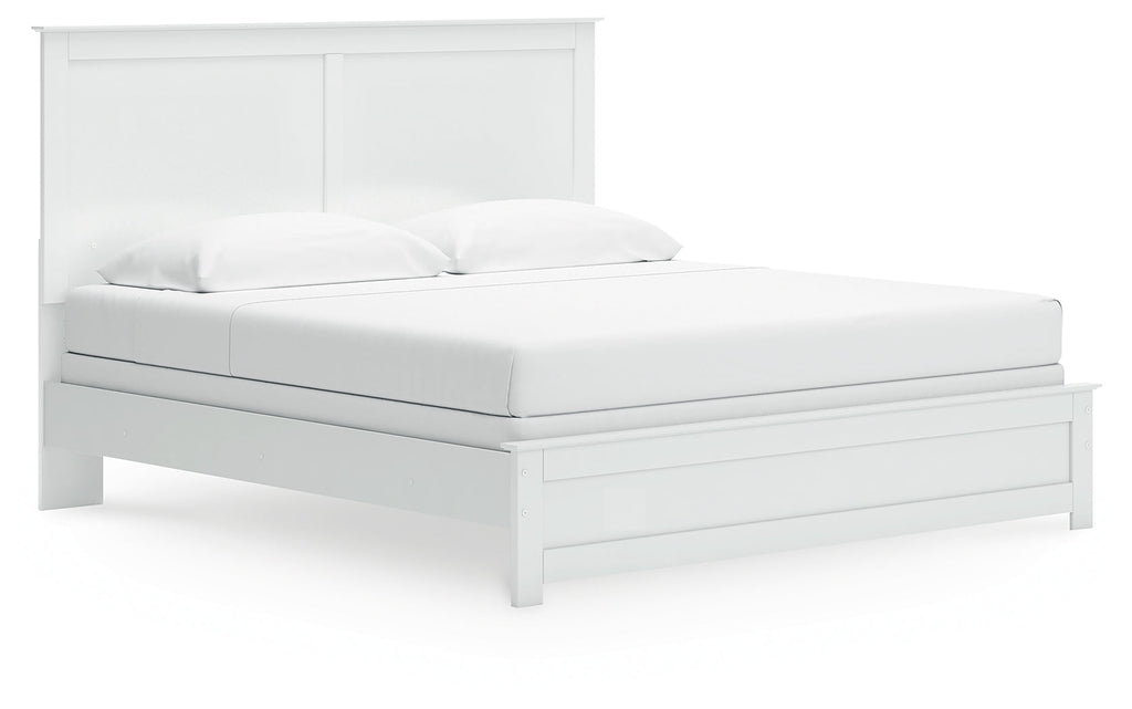 Bostwick Shoals King Panel Bed, Dresser, Mirror and 2 Nightstands