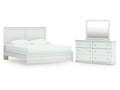 Bostwick Shoals King Panel Bed, Dresser and Mirror