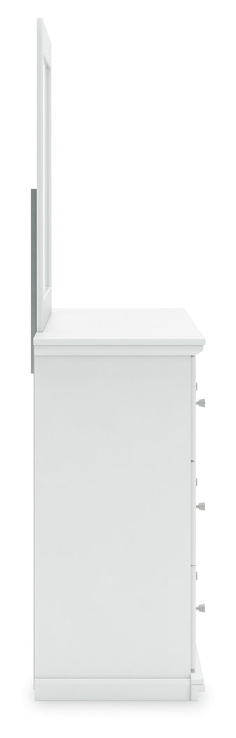 Bostwick Shoals King Panel Bed, Dresser and Mirror
