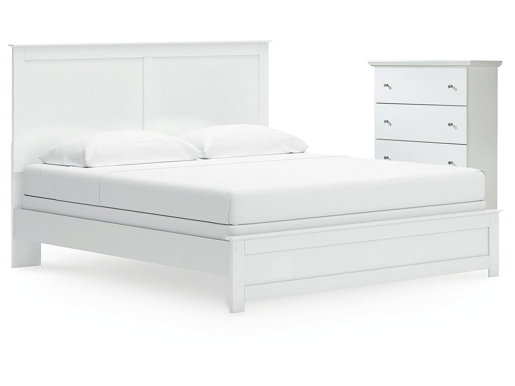 Bostwick Shoals King Panel Bed and Chest
