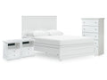Bostwick Shoals Queen Panel Bed, Chest and 2 Nightstands