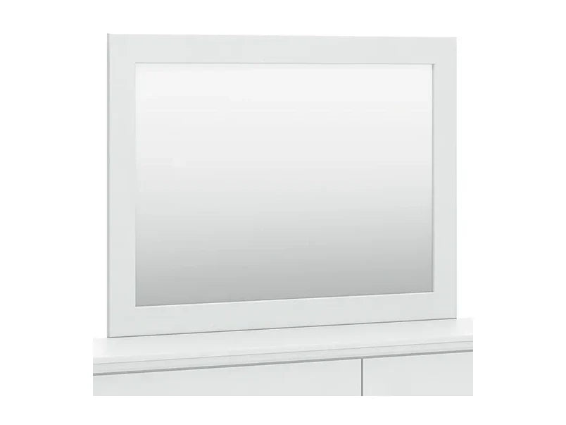 Bostwick Shoals Bedroom Mirror, White
