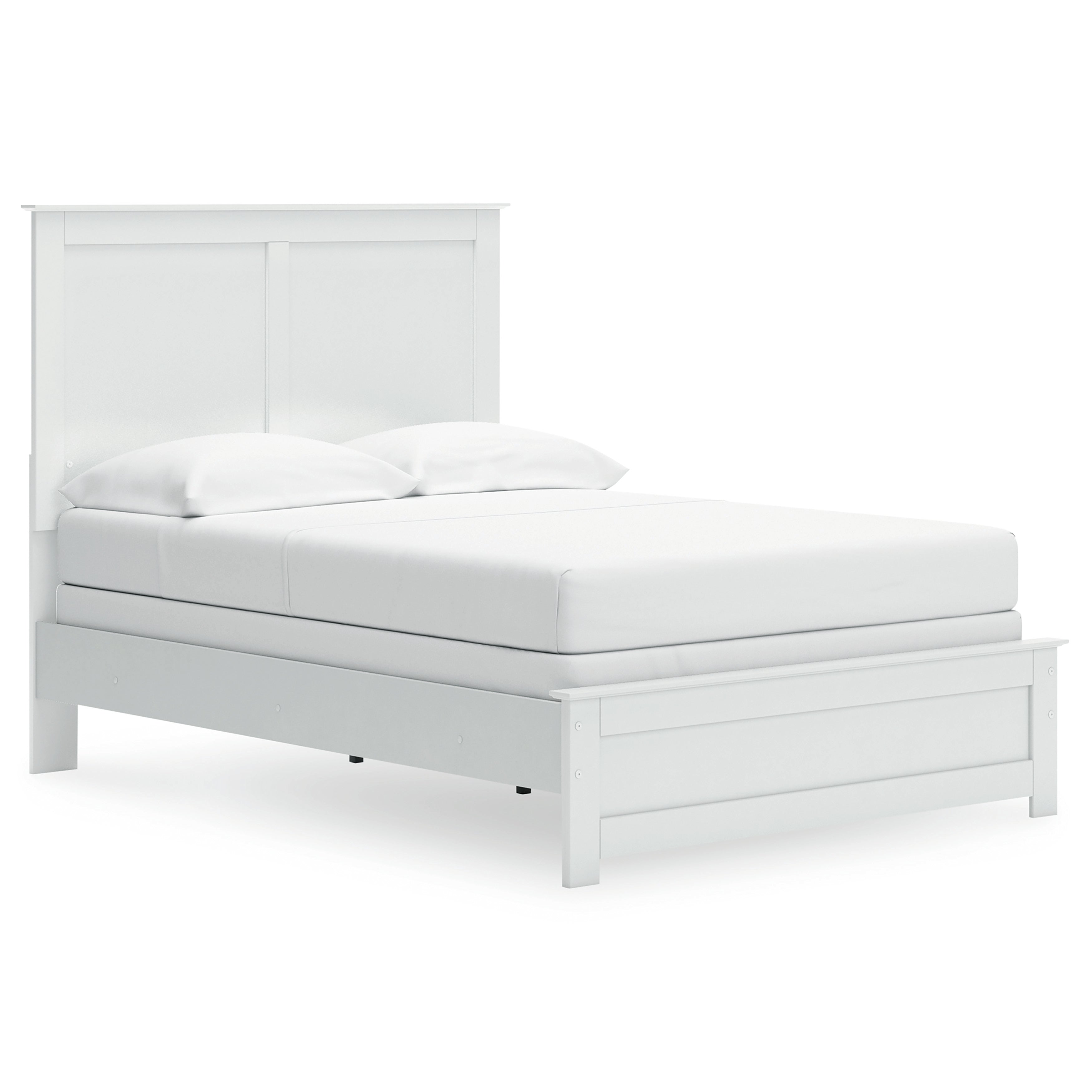 Bostwick Shoals Full Panel Bed, Chest, and Nightstand, White