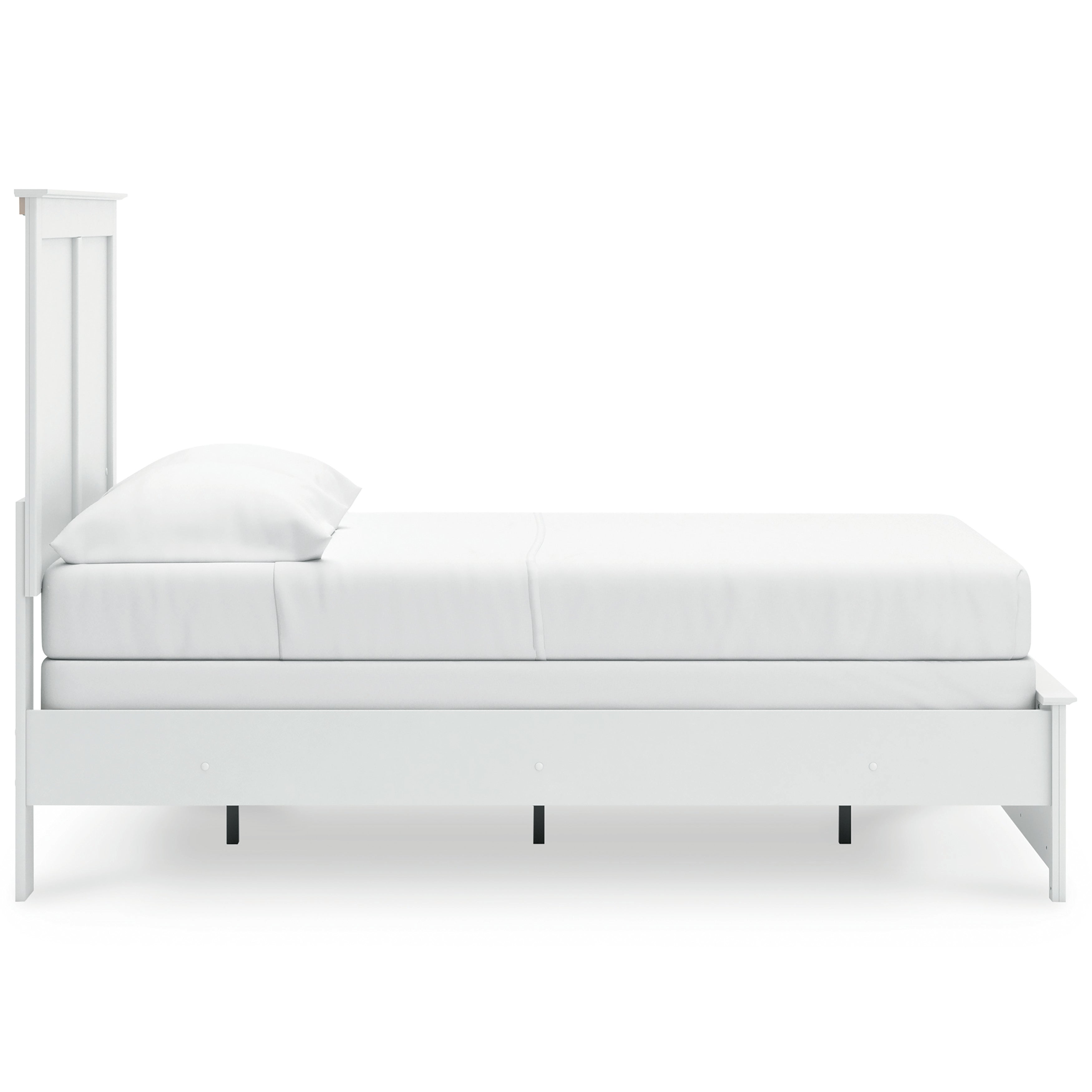 Bostwick Shoals Full Panel Bed, Dresser, Mirror and 2 Nightstands, White