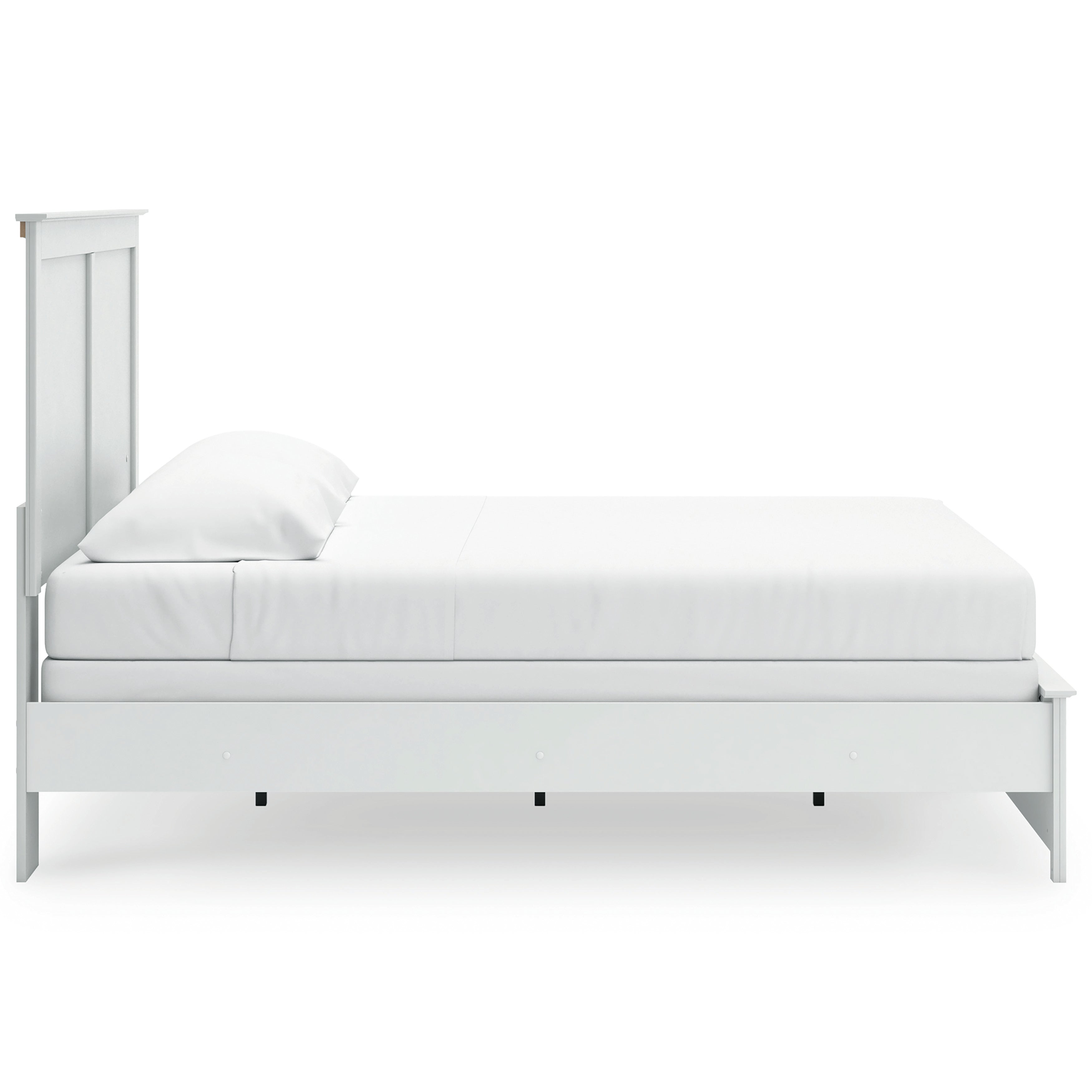 Bostwick Shoals King Panel Bed, Dresser, Mirror, Chest and Nightstand, White