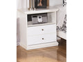 Bostwick Shoals White One Drawer Nightstand