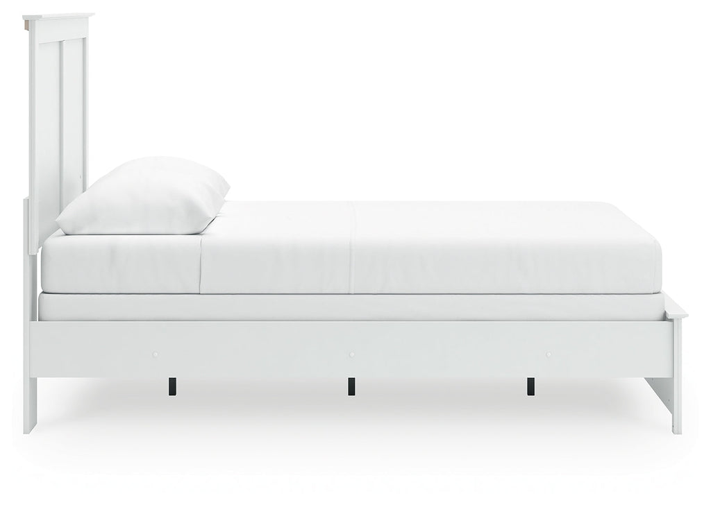 Bostwick Shoals White Queen Panel Bed, Dresser and Mirror