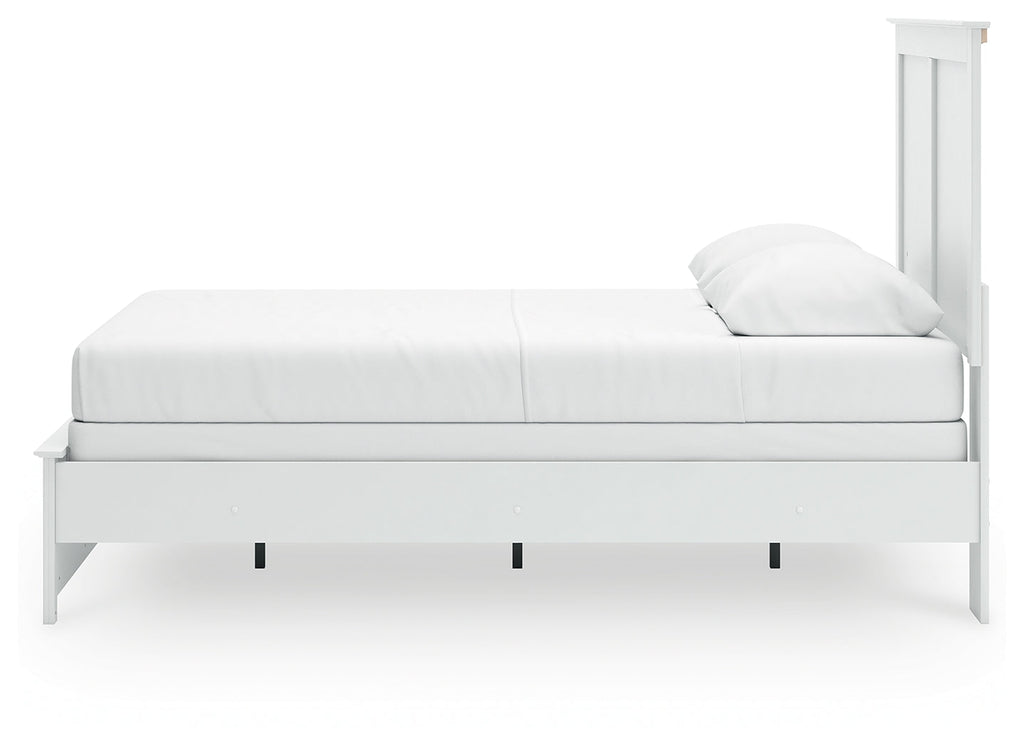 Bostwick Shoals White Queen Panel Bed, Dresser and Mirror