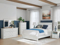 Bostwick Shoals Queen Panel Bed, White