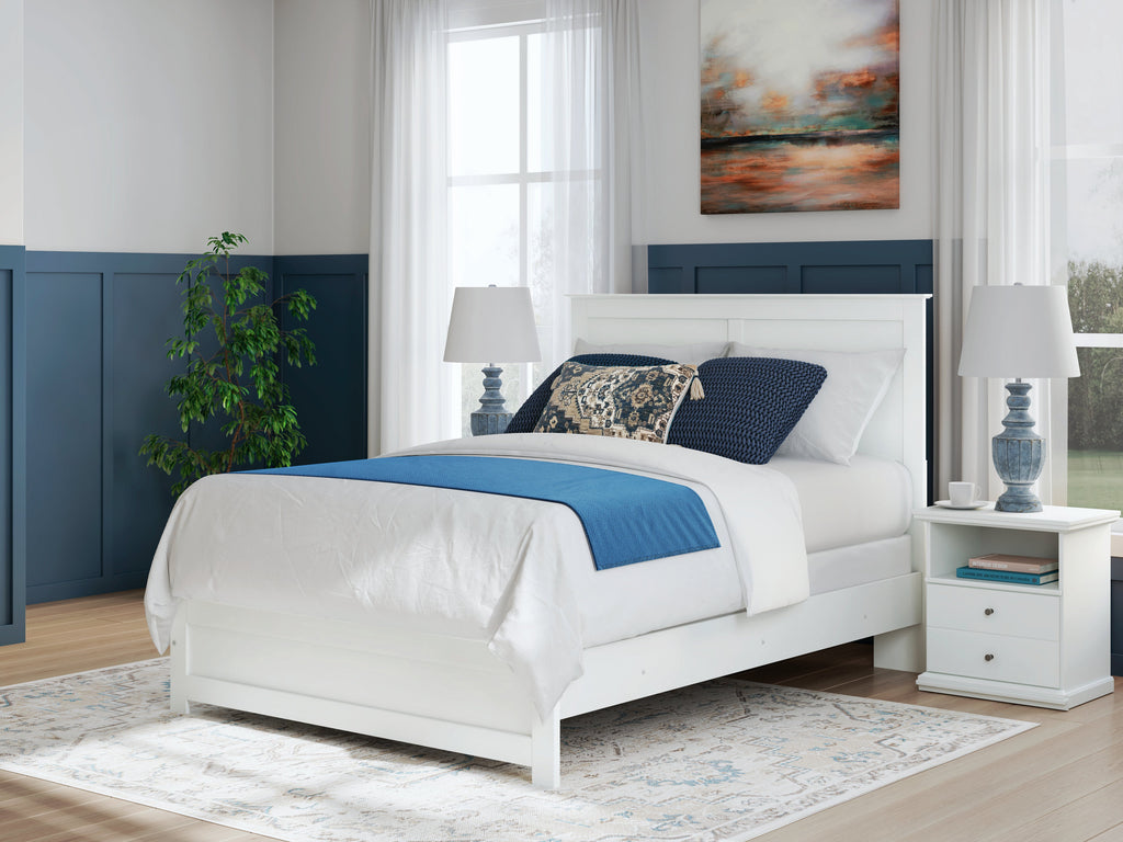Bostwick Shoals Queen Panel Bed, White