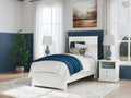Bostwick Shoals White Twin Panel Youth Bed