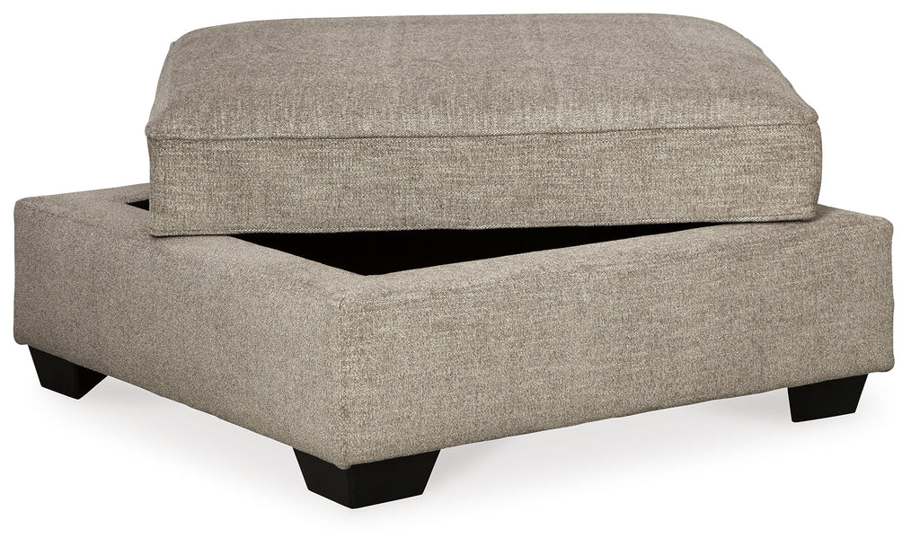 Bovarian Stone 3-Piece Sectional and Ottoman