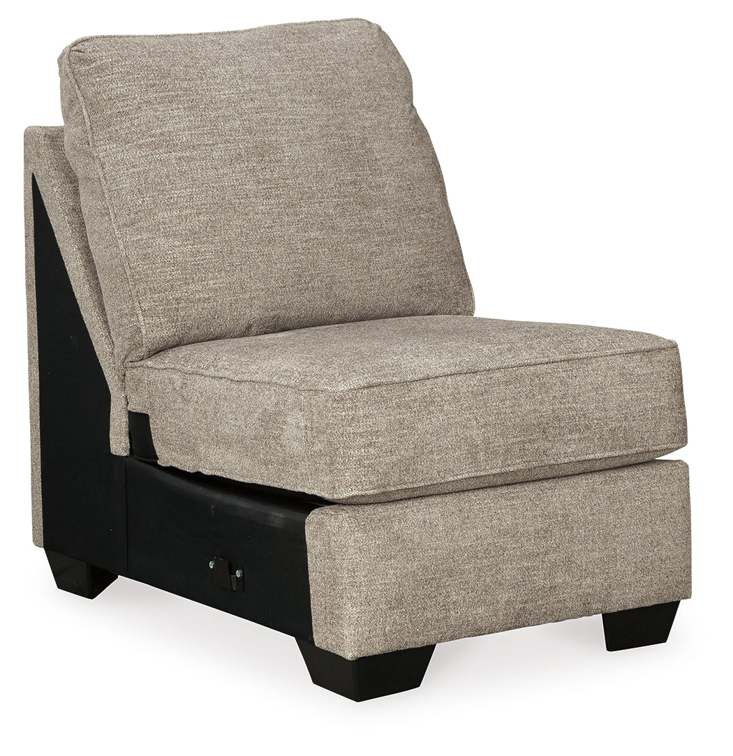 Bovarian Stone 3-Piece Sectional and Ottoman