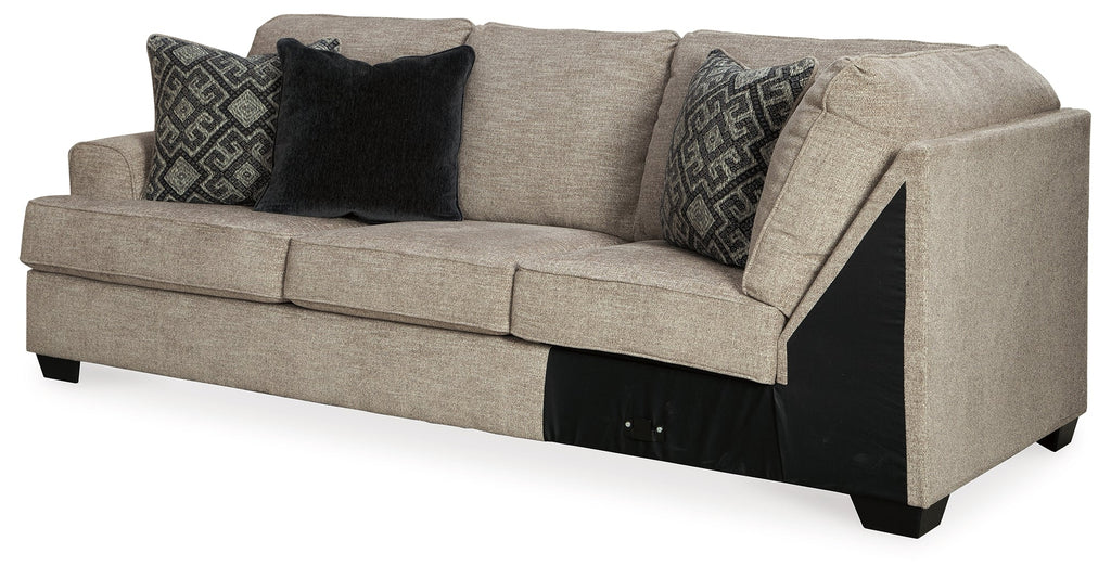Bovarian Stone 3-Piece Sectional and Ottoman