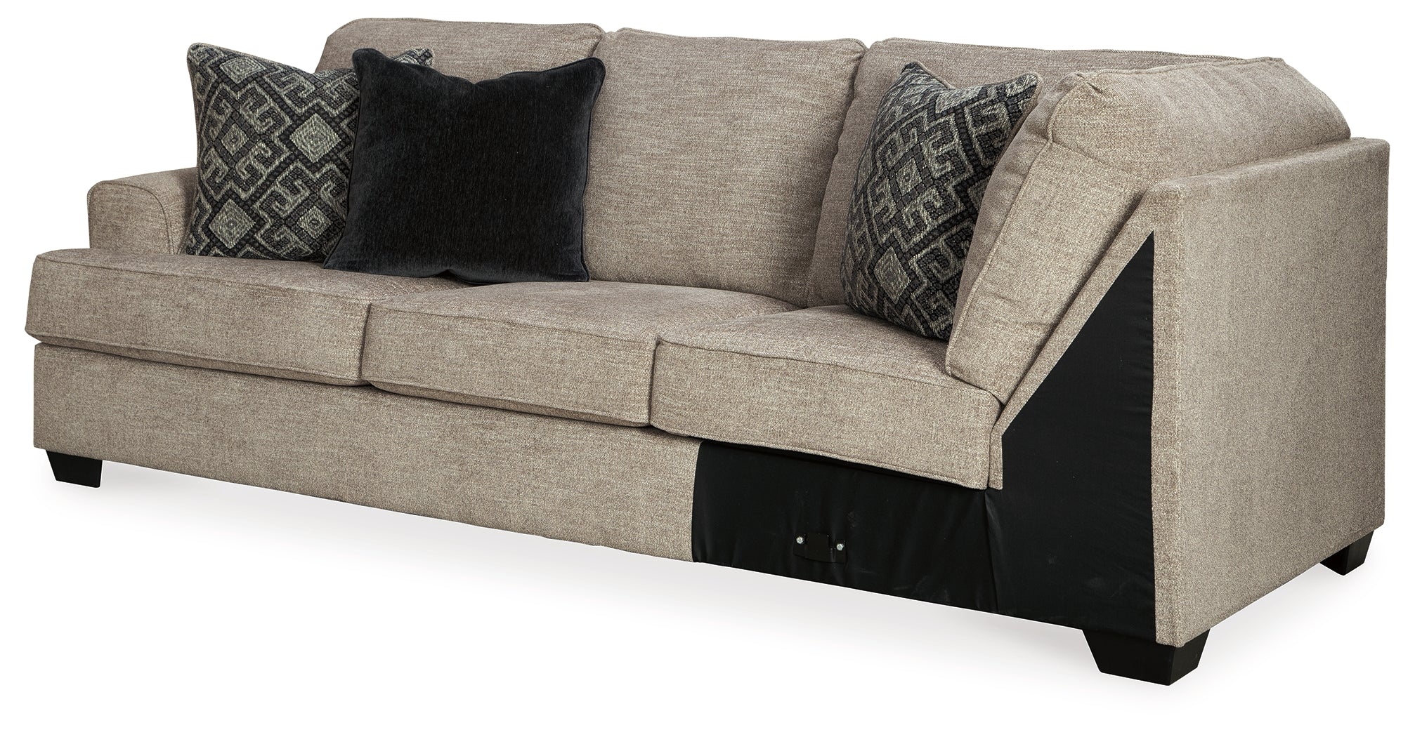 Bovarian Stone 3-Piece Sectional and Ottoman