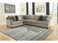 Bovarian Stone 3-Piece Sectional and Ottoman