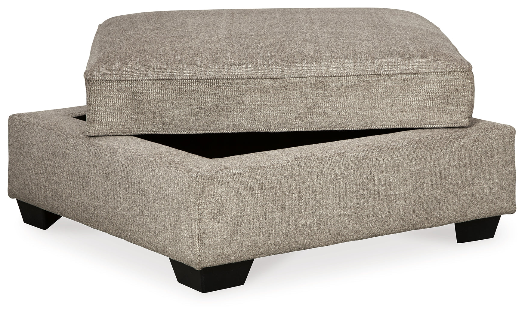 Bovarian Stone Ottoman w/ Storage