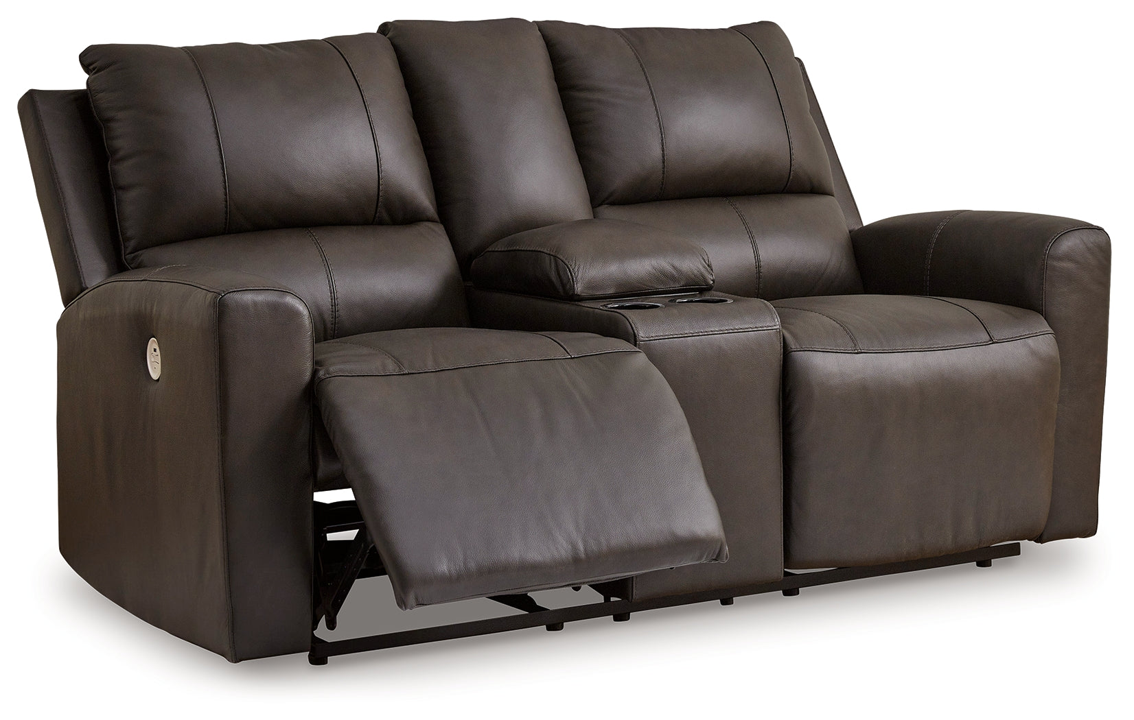 Boxmere Storm Power Loveseat w/Console