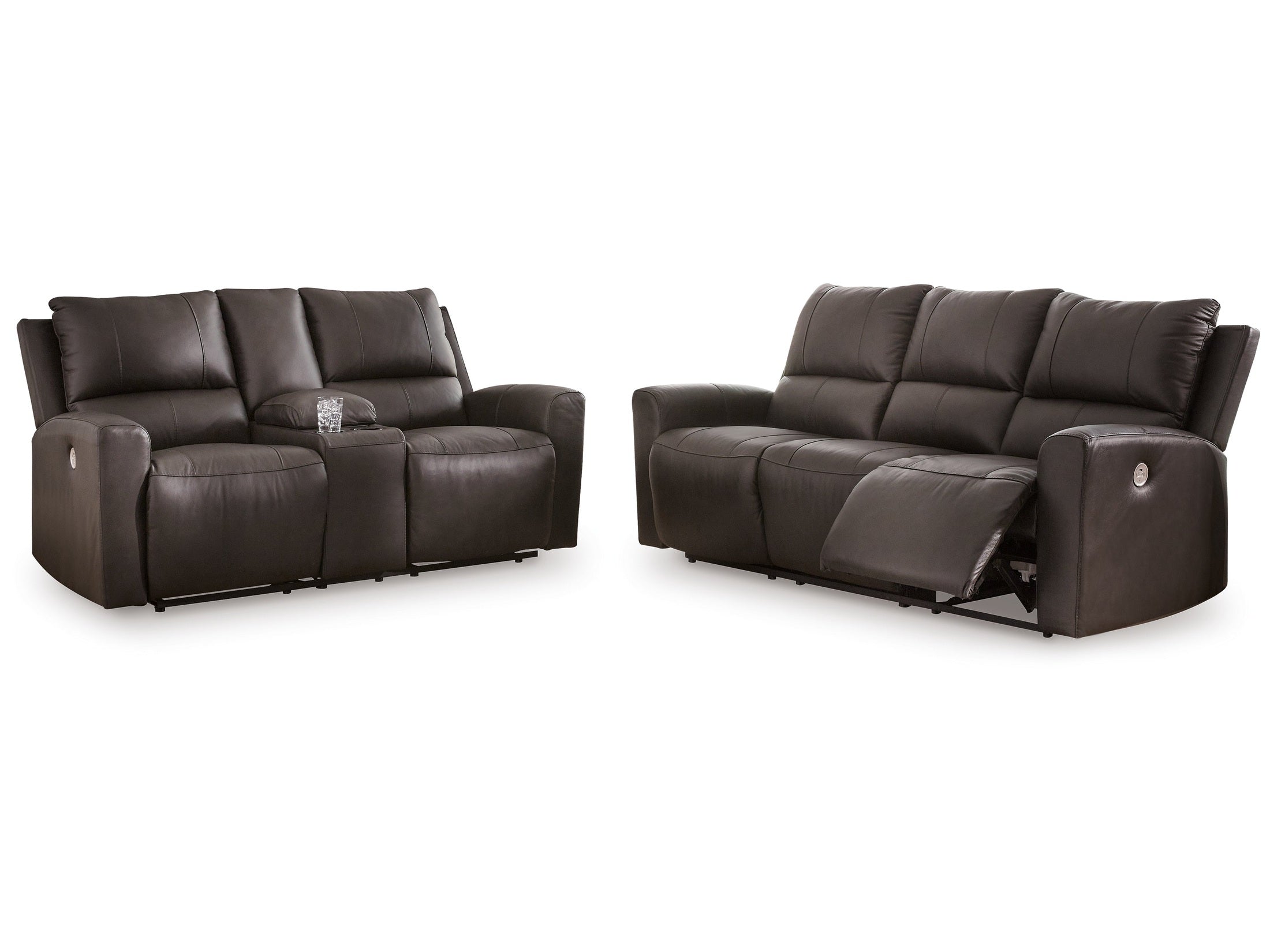 Boxmere Storm Power Reclining Sofa and Loveseat