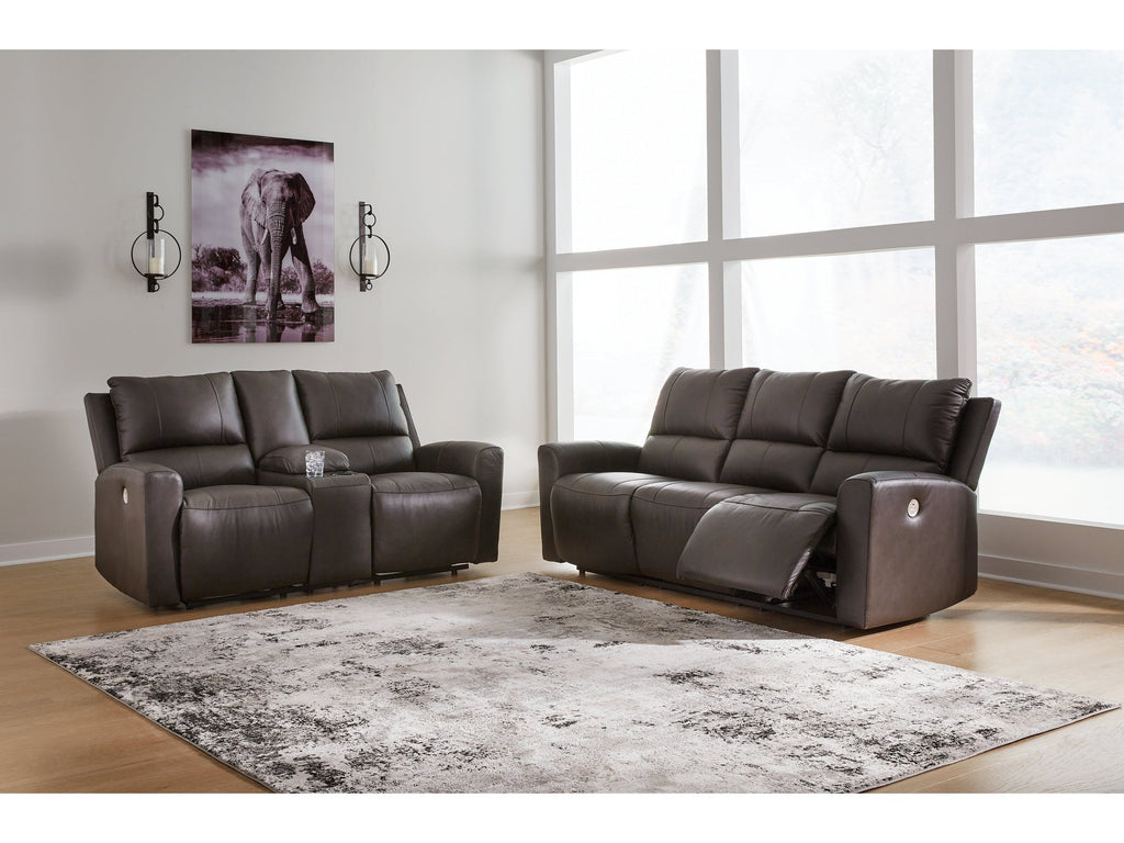 Boxmere Storm Power Reclining Sofa and Loveseat