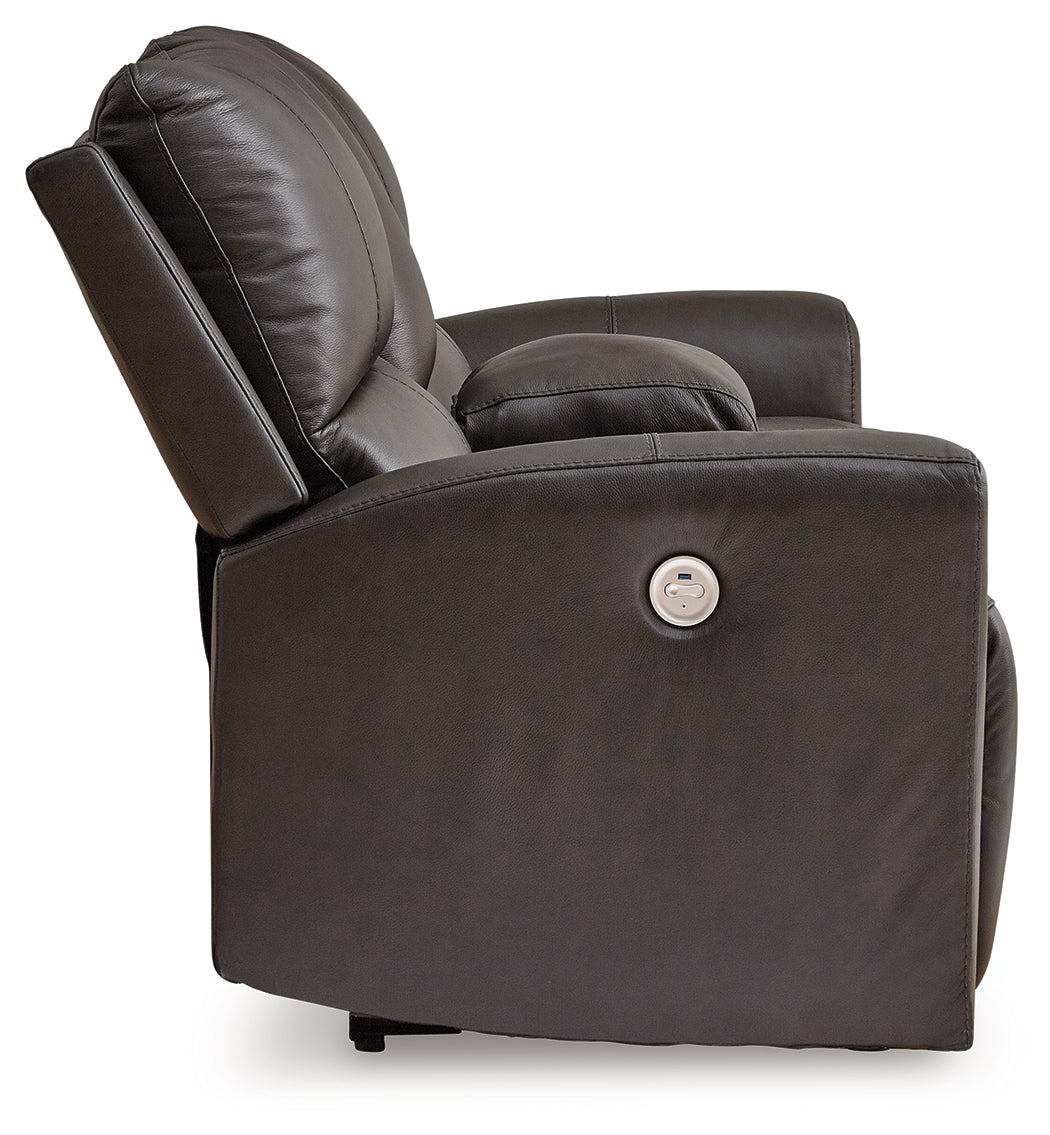 Boxmere Storm Power Reclining Sofa and Loveseat