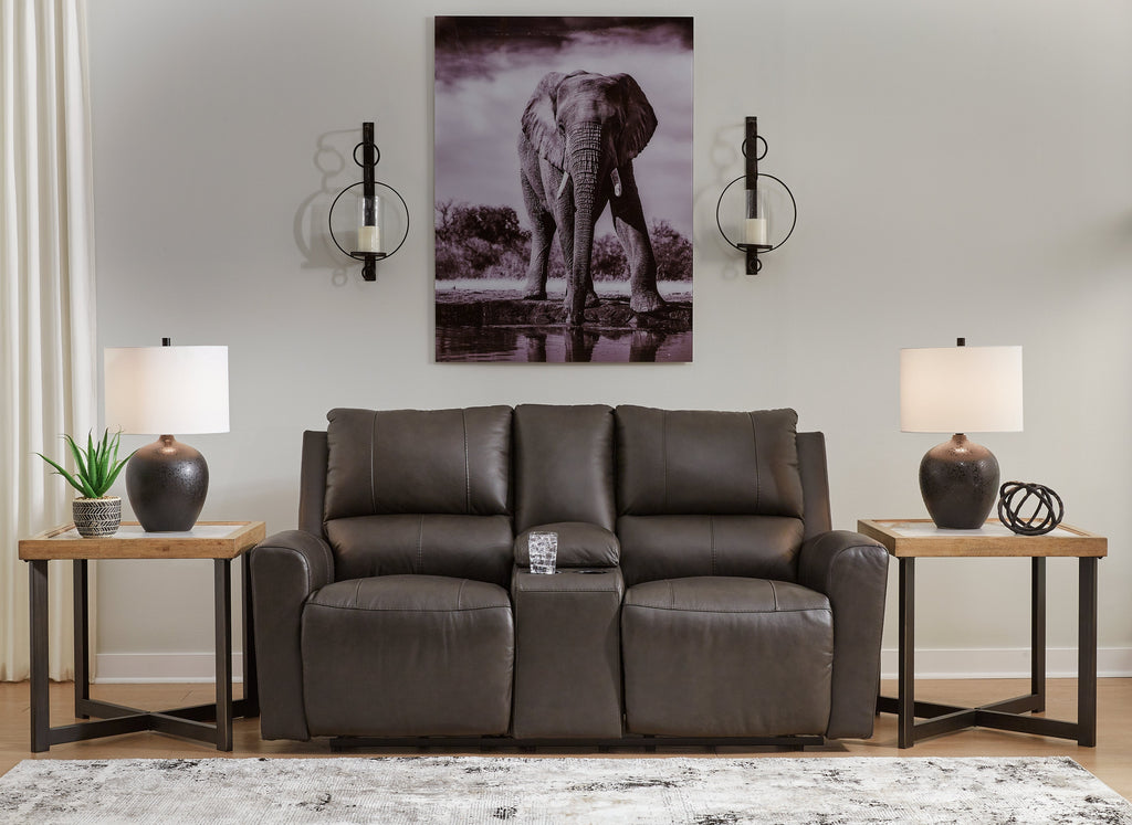 Boxmere Storm Power Reclining Sofa and Loveseat