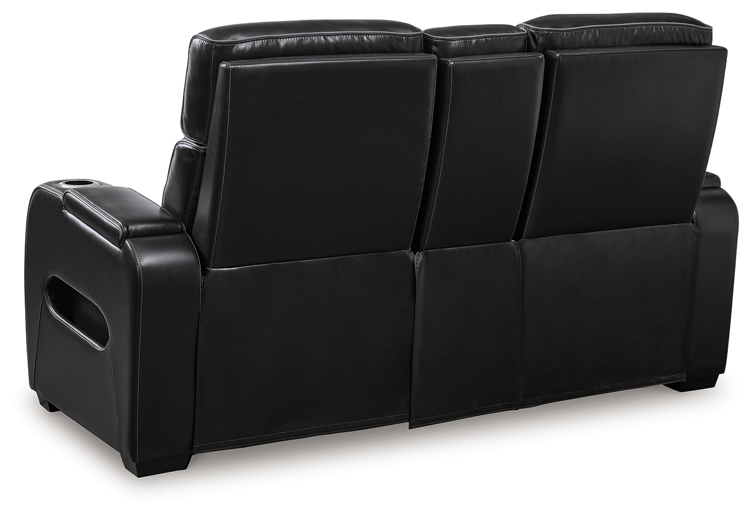 Boyington Black Power Reclining Sofa and Loveseat