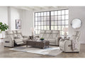 Boyington Gray Power Reclining Sofa, Loveseat and Recliner