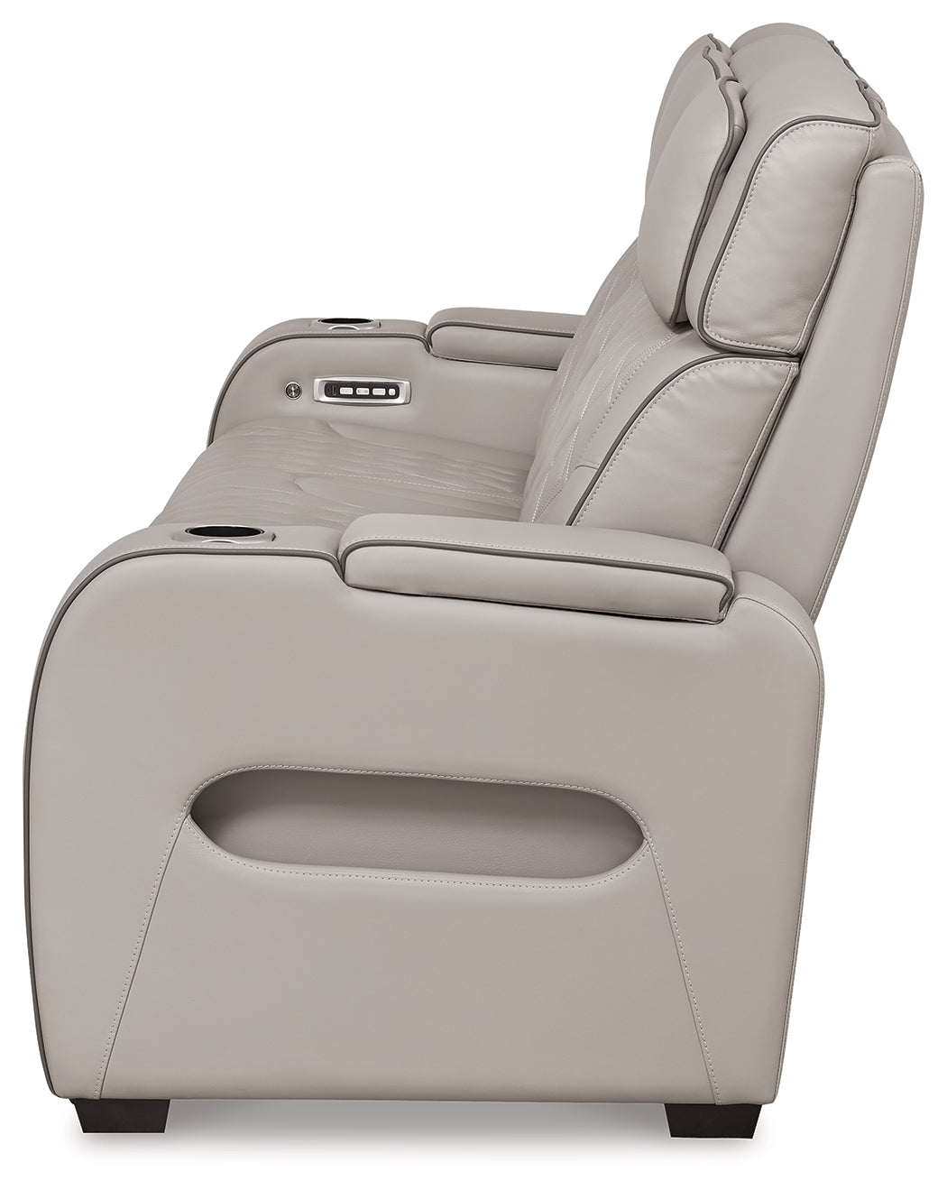 Boyington Gray Power Reclining Sofa, Loveseat and Recliner