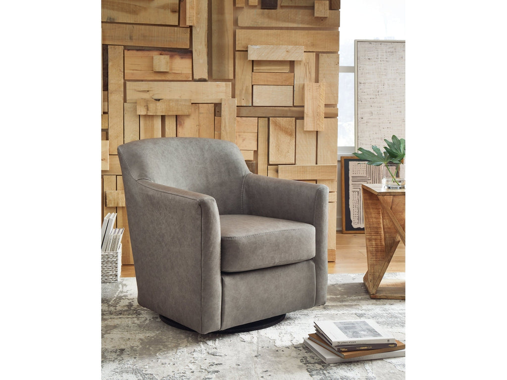 Bradney Fossil Swivel Accent Chair