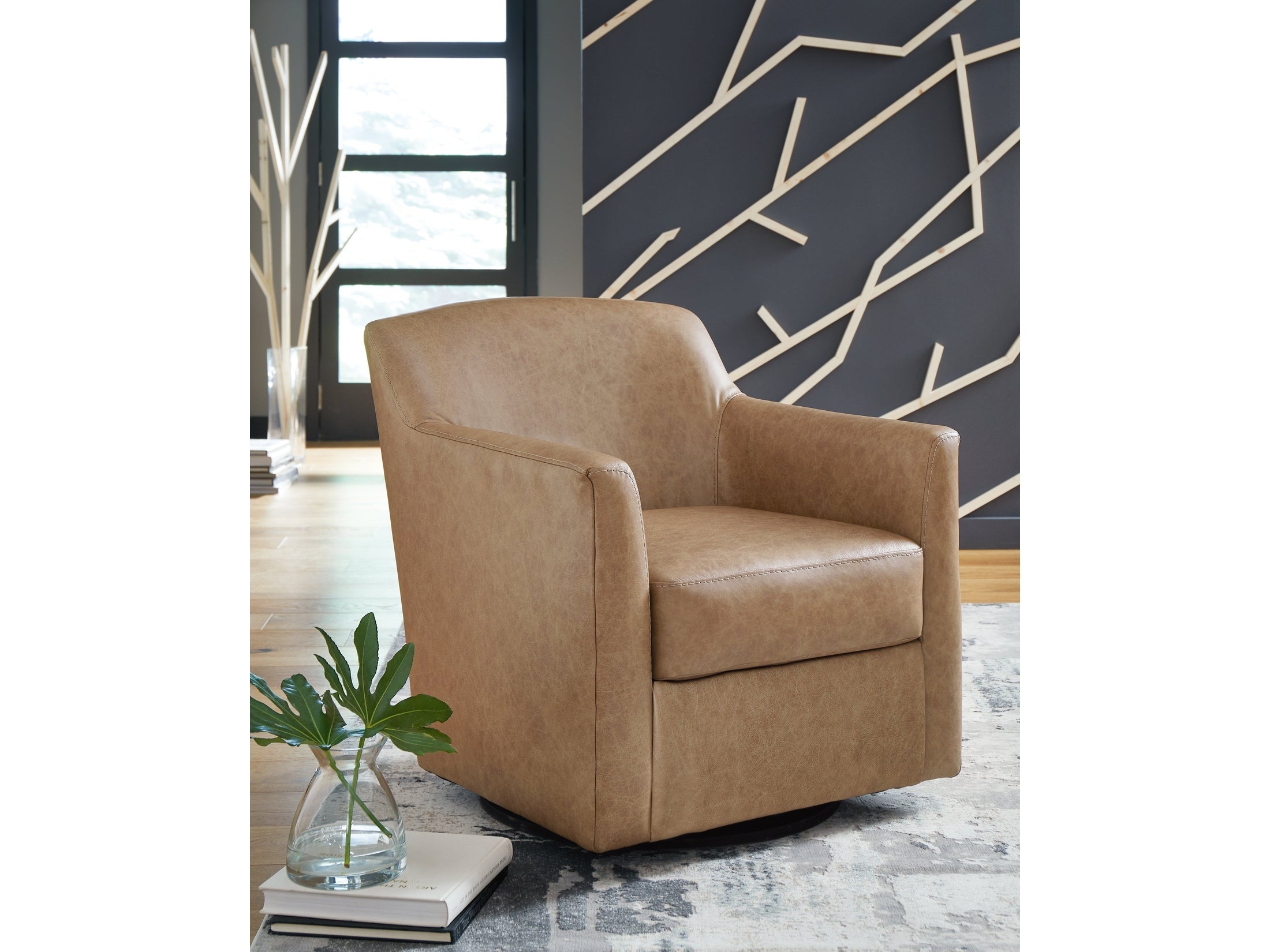 Bradney Tumbleweed Swivel Accent Chair
