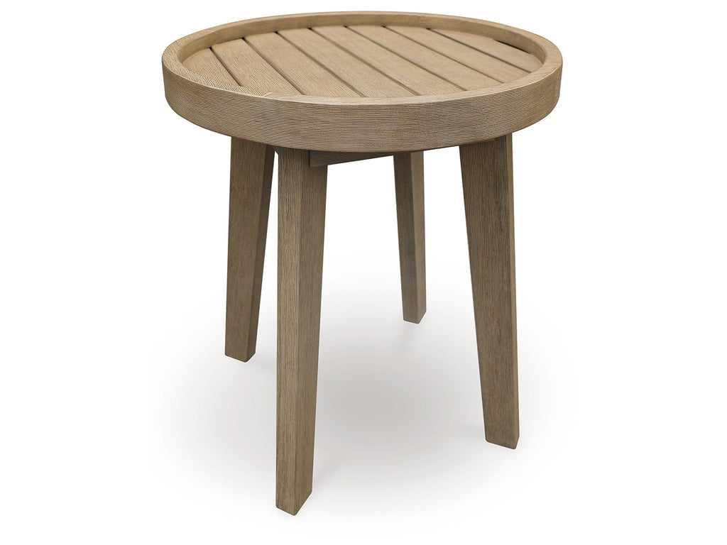 Bradstreet Bay Beige Outdoor End Table