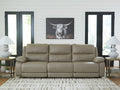 Brannigan Pebble 3-Piece Dual Power Reclining Modular Sectional