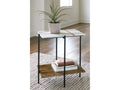 Braxmore White/Light Brown Accent Table