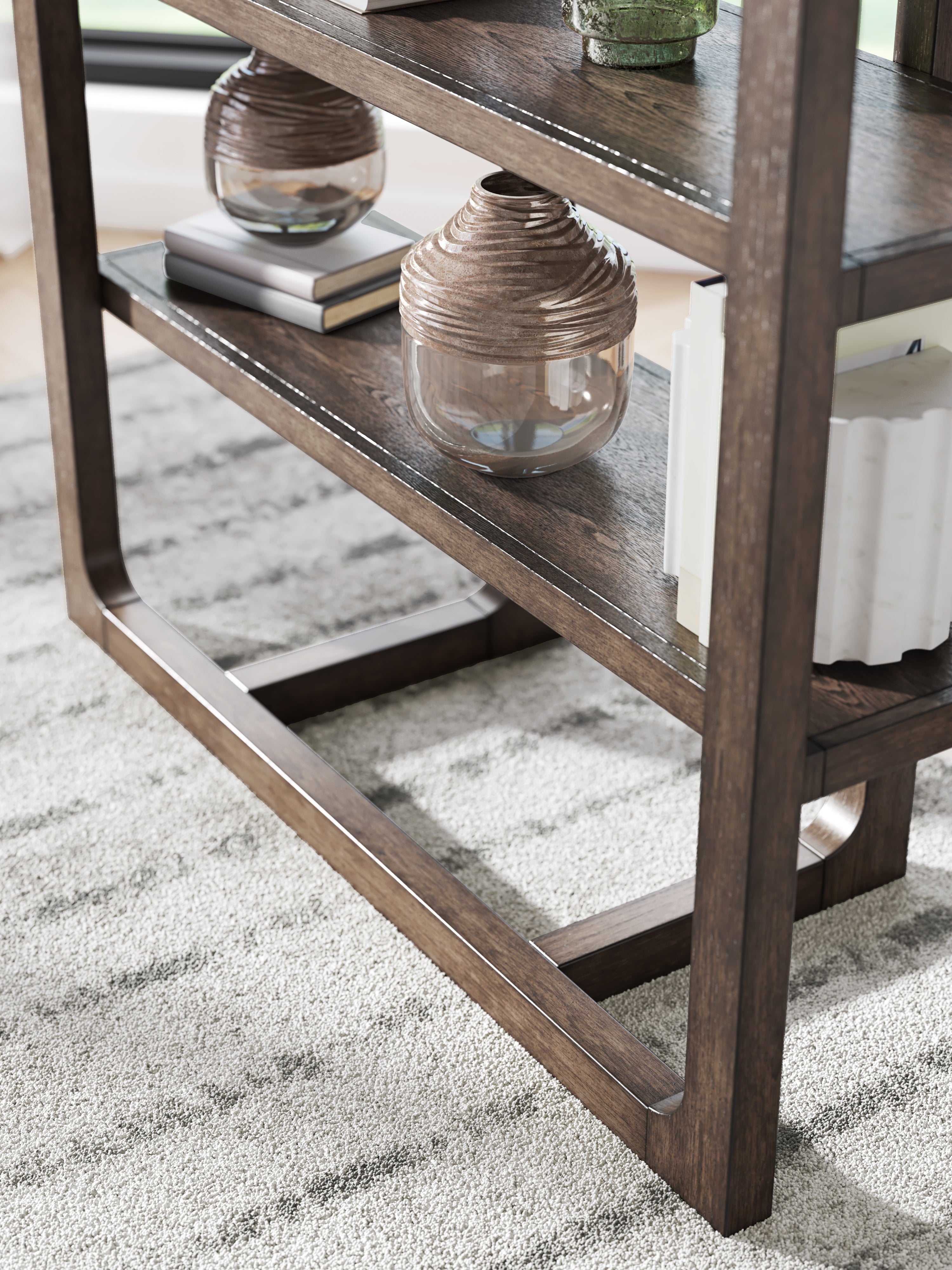 Breckington Dark Brown Bookcase
