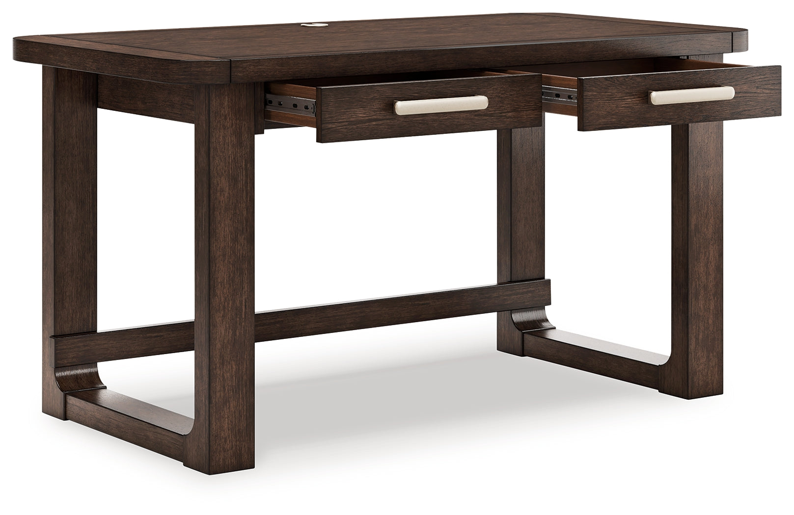 Breckington Dark Brown Home Office Desk