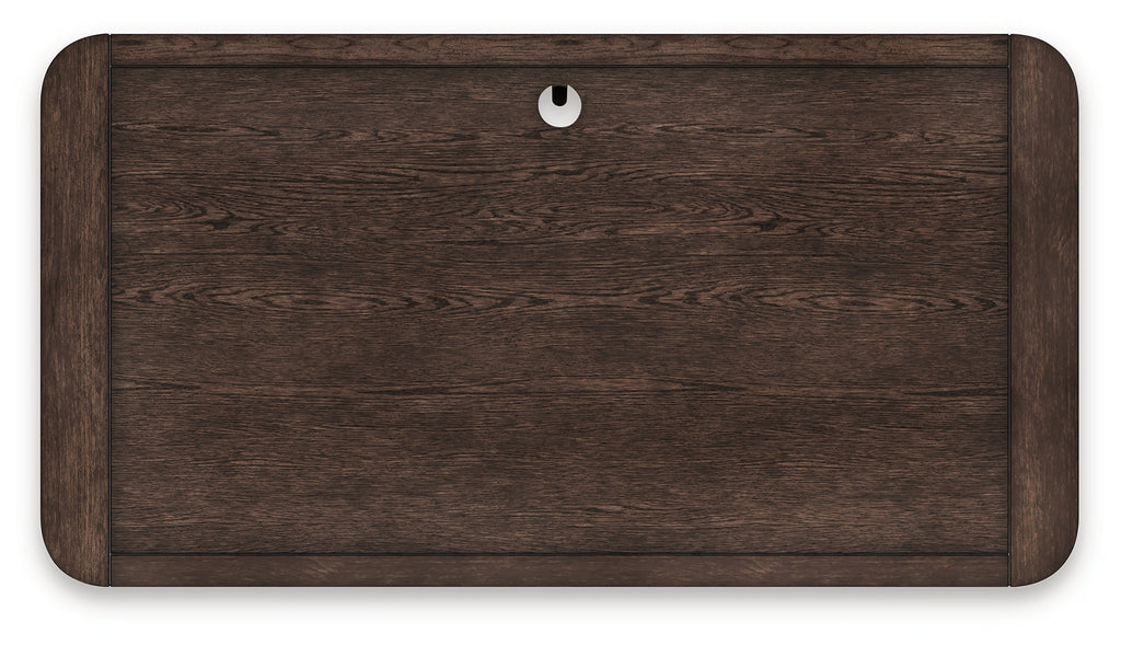 Breckington Dark Brown Home Office Desk