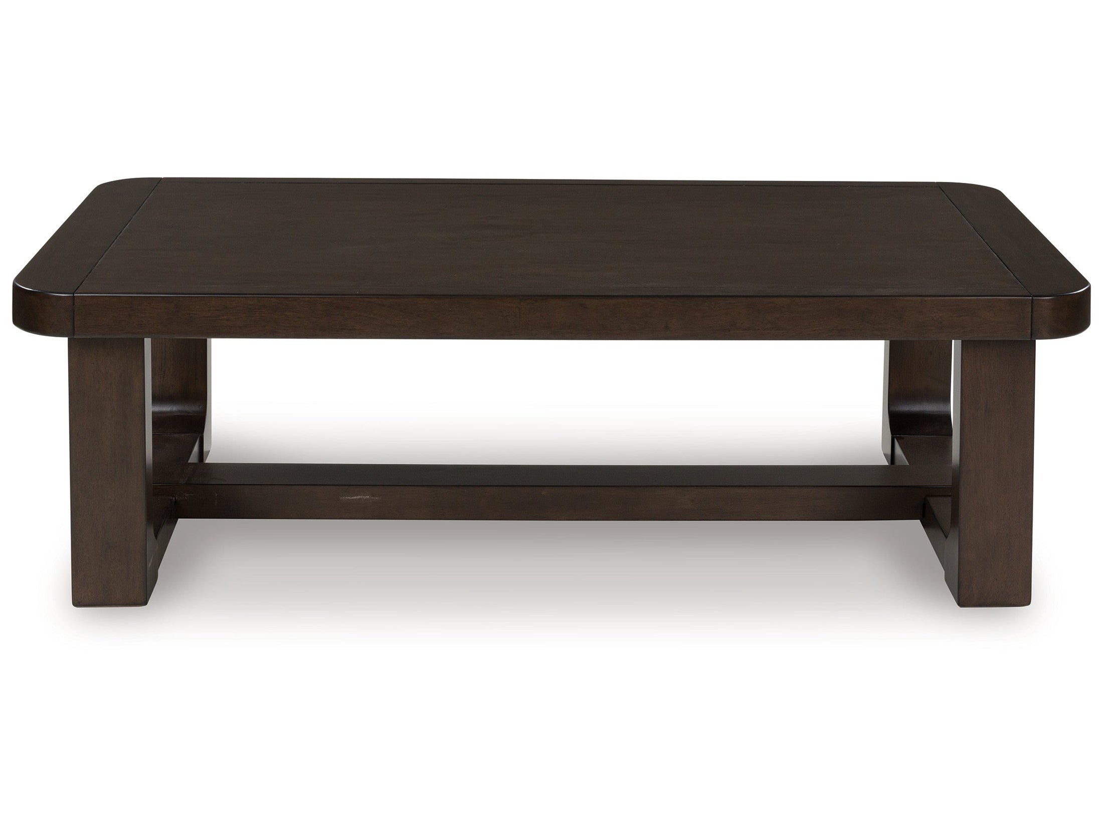 Breckington Dark Brown Rectangular Cocktail Table