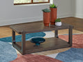 Breckington Dark Brown Rectangular Cocktail Table