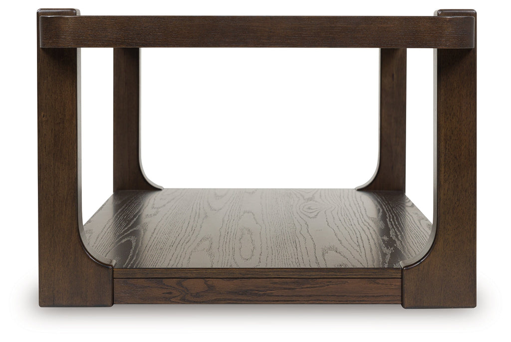 Breckington Dark Brown Rectangular Cocktail Table