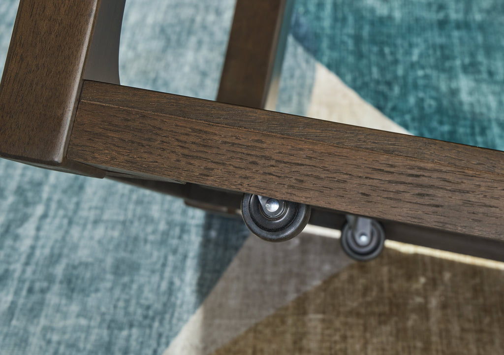 Breckington Dark Brown Rectangular Cocktail Table