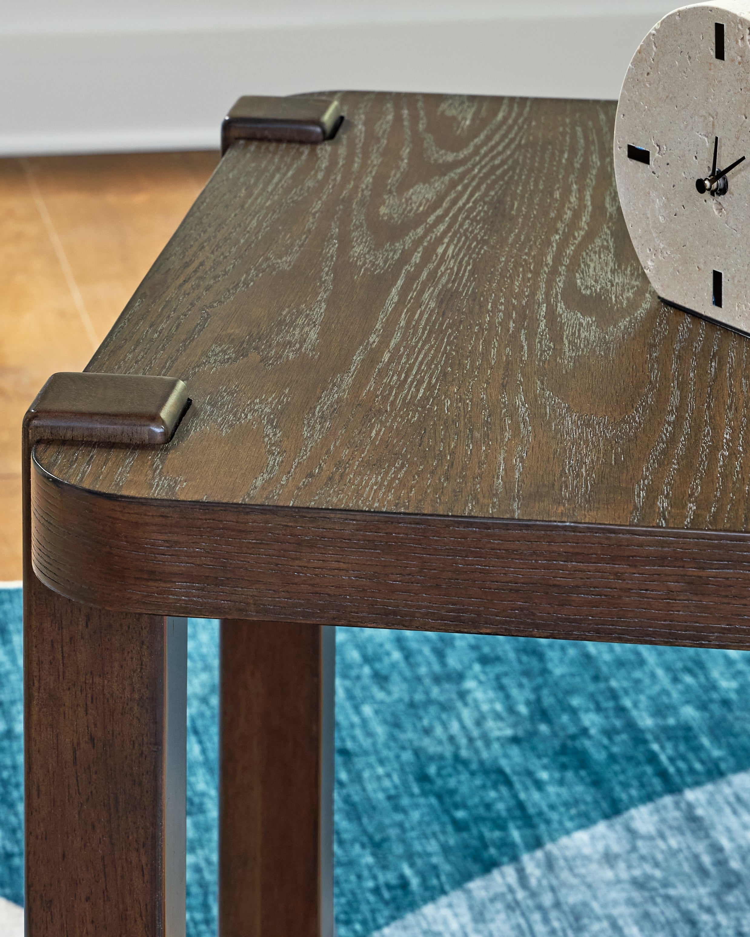 Breckington Dark Brown Rectangular End Table