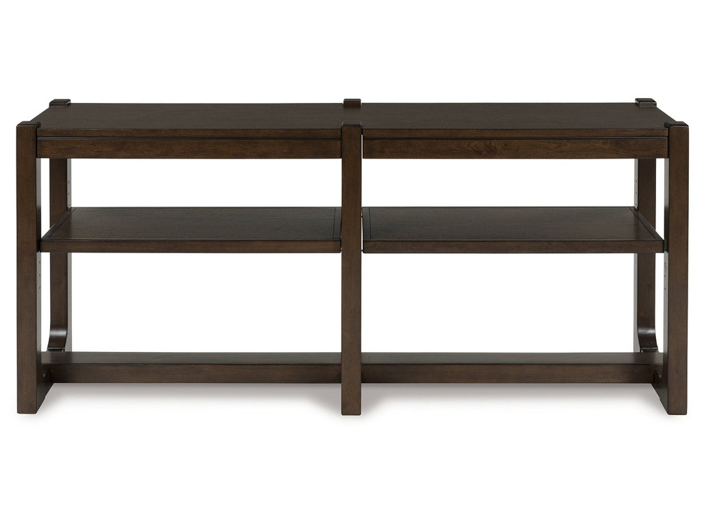 Breckington Dark Brown Sofa Table