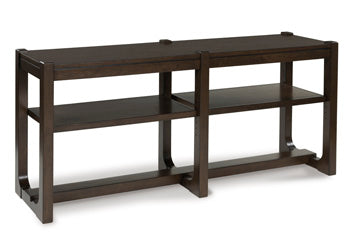 Breckington Dark Brown Sofa Table