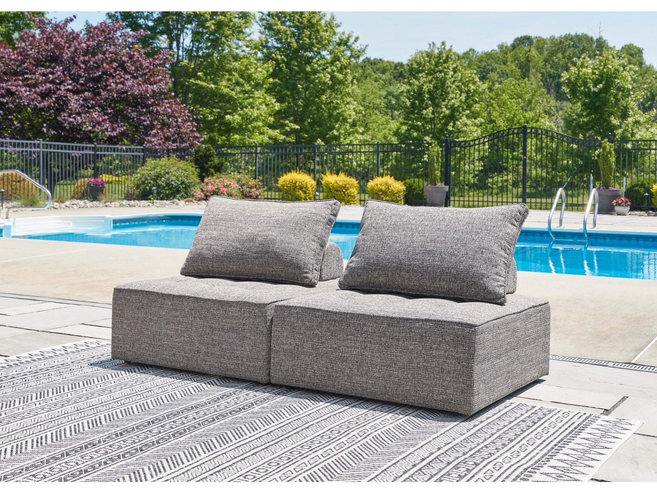 Bree Zee Brown 2-Piece Outdoor Sectional