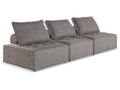 Bree Zee Brown 3-Piece Outdoor Modular Seating