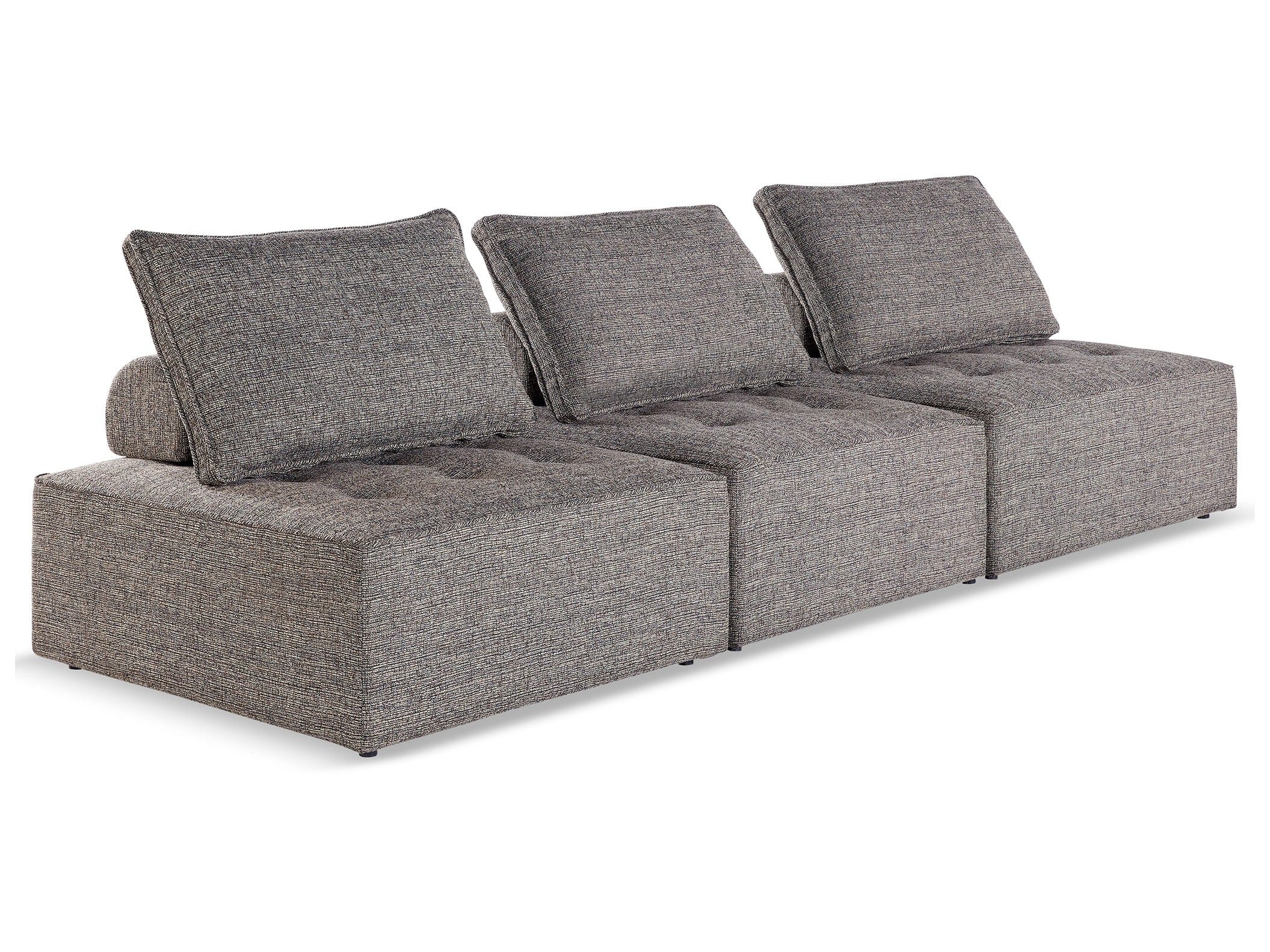 Bree Zee Brown 3-Piece Outdoor Modular Seating